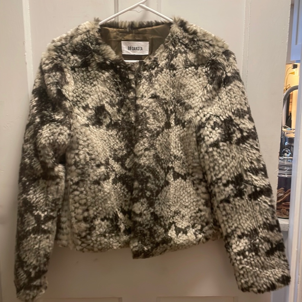 Faux snake jacket